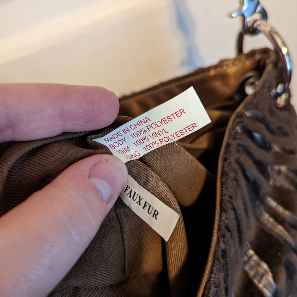 Metallic Zebra Purse - Picture 10 of 12